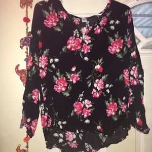 Old Navy floral long sleeve top
